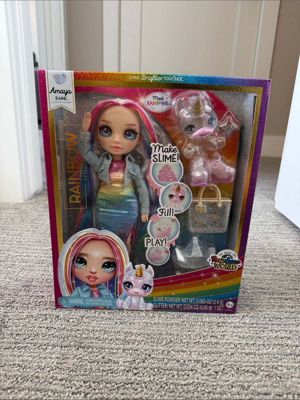 Rainbow High Doll - Amaya Raine with Slime